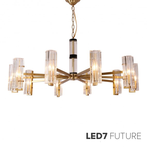 Ritz - Glass Tube Chandelier